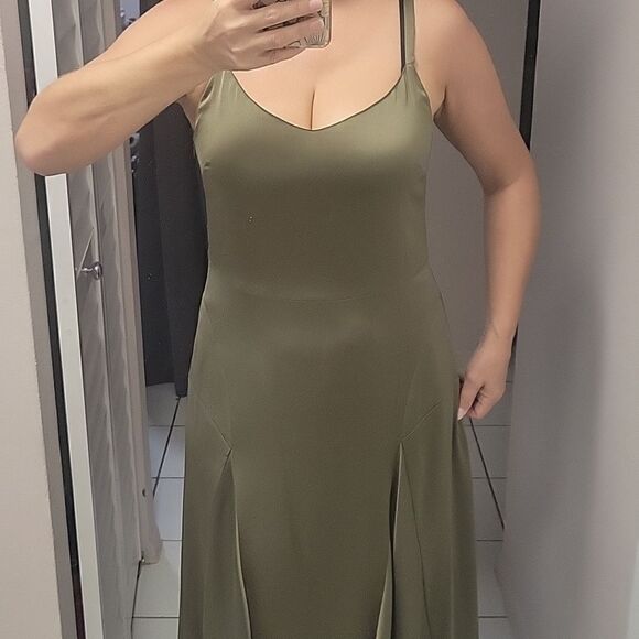 Vince olive trendy color sleep dress - Picture 4 of 10
